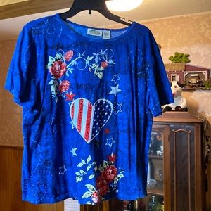 Woman’s Patriotic Top